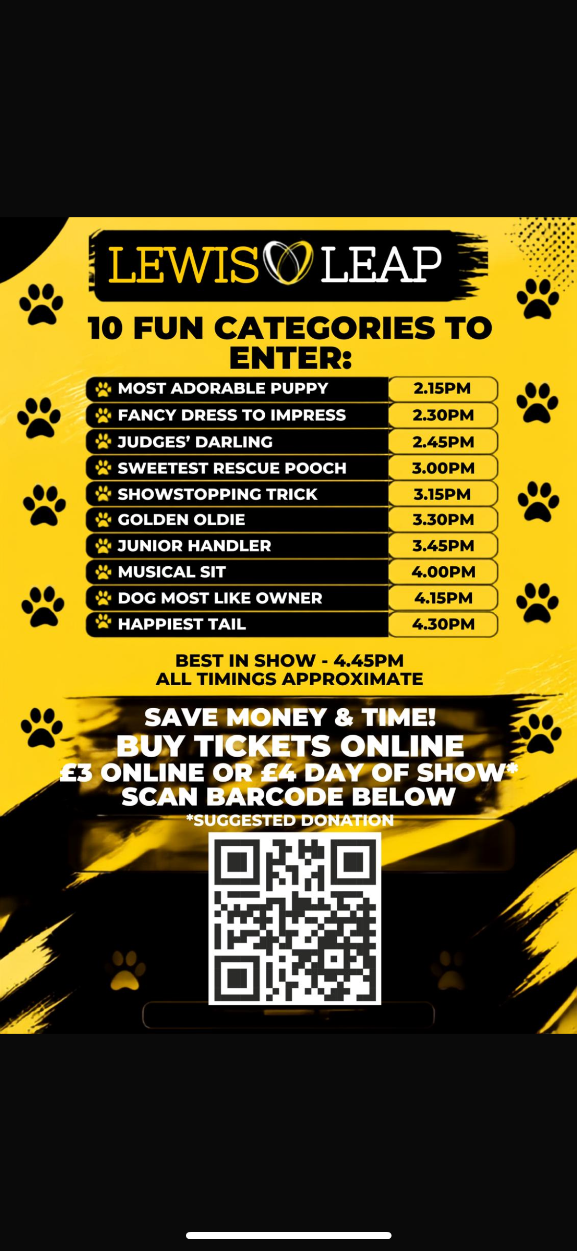 Tickets - Cammo Dog Show 2026  30th August 2-5pm