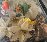 14" Real Fir Christmas Wreath - Plain or with Decorating Kit