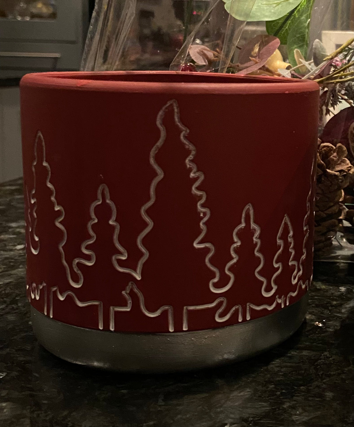 Linear Christmas Tree Design Pots