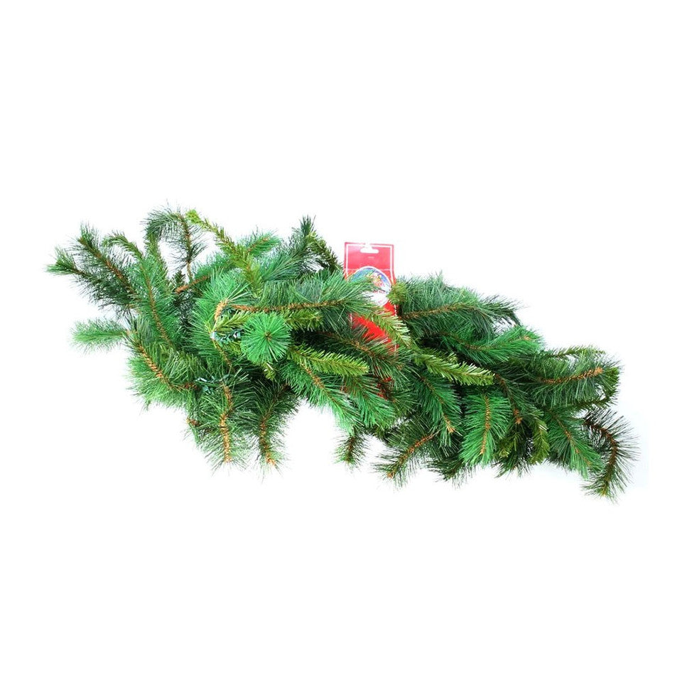 Faux Fir Garland - 9ft Premium Artificial Christmas Greenery (180 Tips)